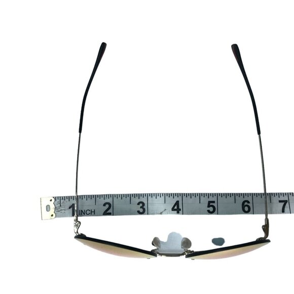 Prada Womens Aviator Sunglasses Lt Gold Metal Frame & Rose Lens SPS 51R ZVN-5L2 - Picture 6 of 16